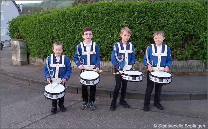 Trommlergruppe unsere kleinsten