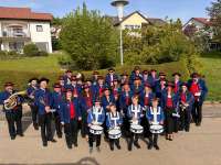 Stadtkapelle beim Weckruf erster Mai